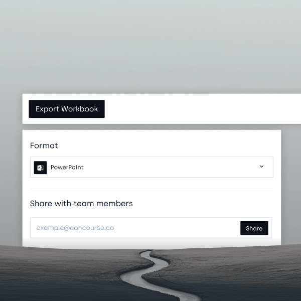 Sharing and exporting in seconds
